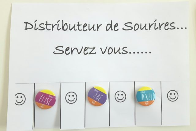 distributeur-de-sourire à groupama Rhône Alpes Auvergne