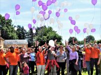 Le lacher de ballons