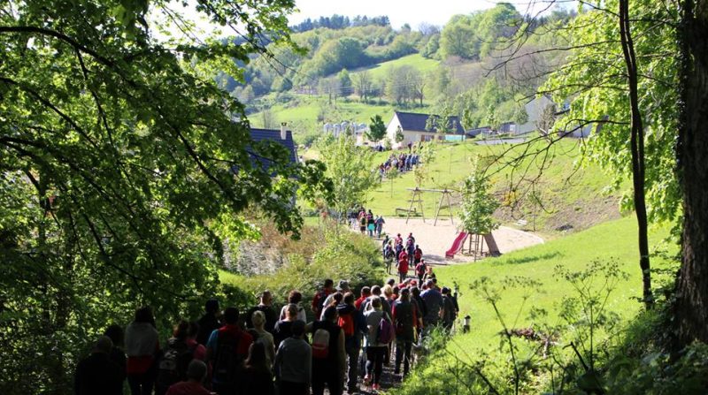 Les marcheurs étaient nombreux